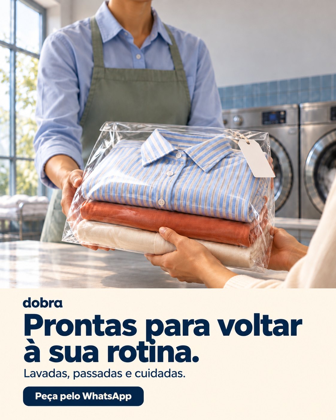 Peça de feed da Dobra com o título Prontas para voltar à sua rotina.